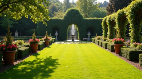 Expertises des jardiniers : calendrier d'entretien des jardins d'hôtels particuliers